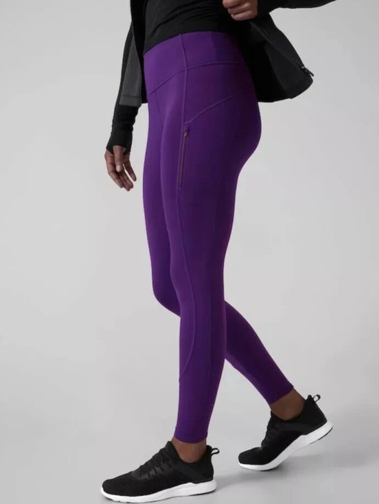 Athleta Pants - Athleta Rainier Tight Leggings Purple Violet Yoga Fitness Workout Pants 2X